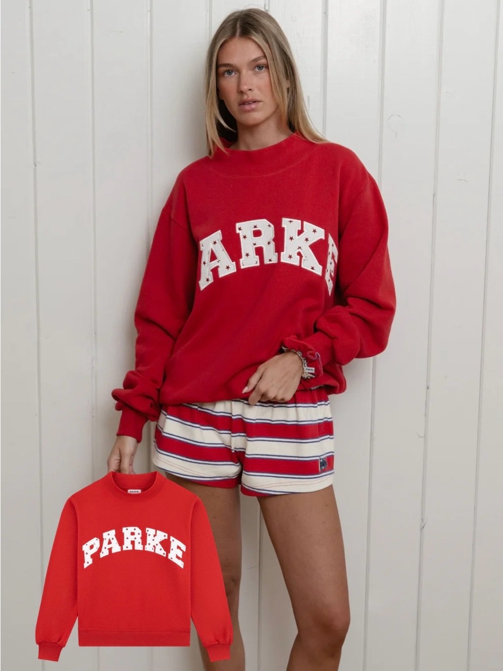 Parke Sparkler Varsity Mockneck
